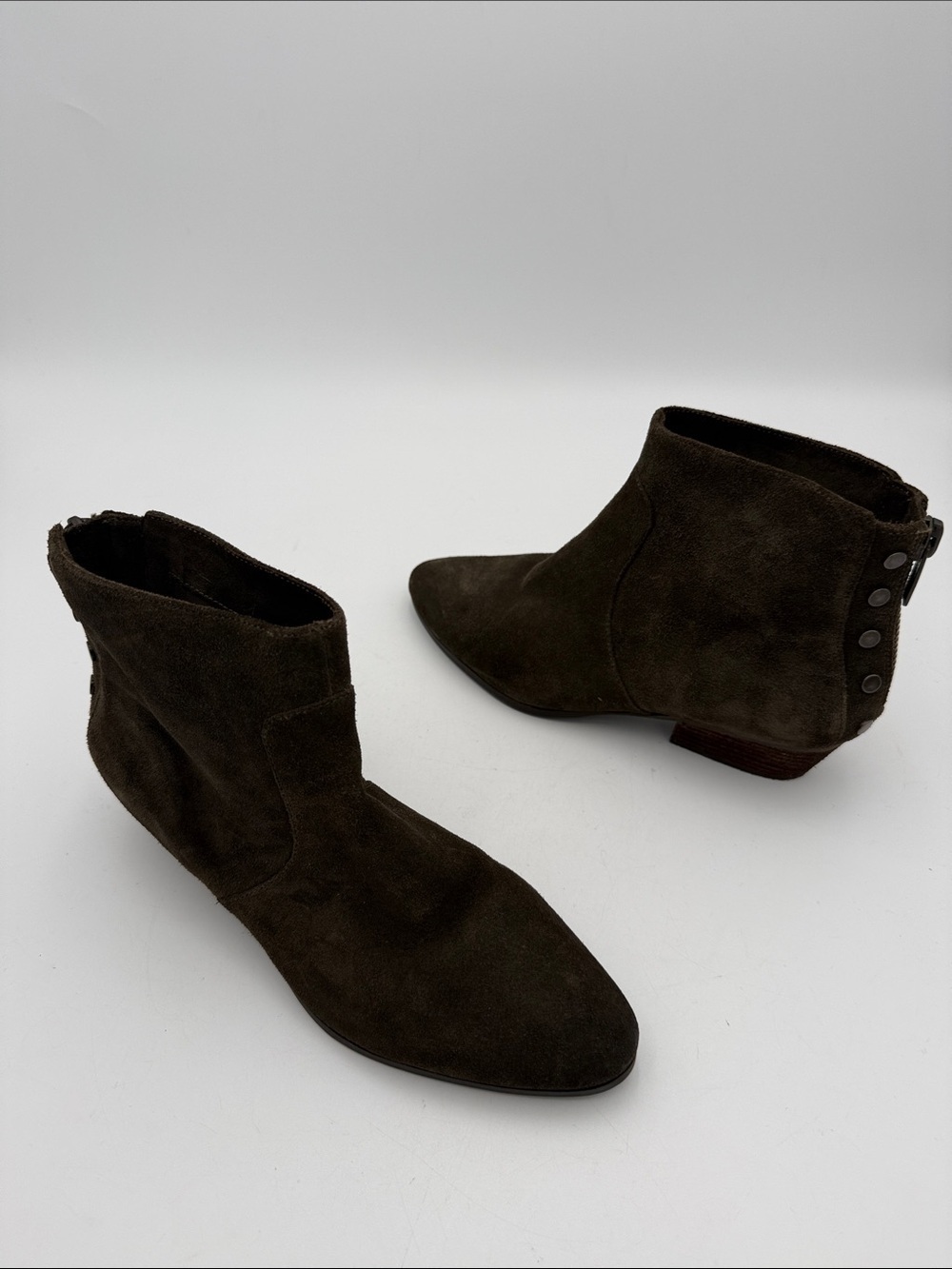 Vince Camuto Suede Chukka Boots Dark green women 8.5M festival Y2K grunge retro
